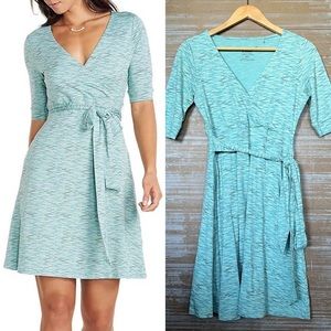 Toad&Co Light Blue Wrap Dress
